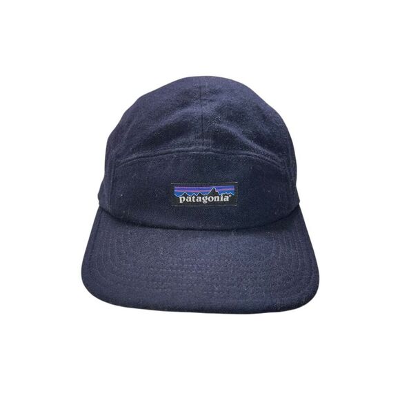 Patagonia 5 Panel Wool Hat Netplus Recycled strapback vtg Outdoors Hiking Camp